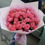 Букет кустовых роз  «Барбадос»