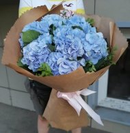 Букет гортензий  «Niko Blue»